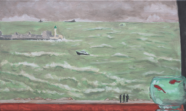 Voir Gros temps - 10M - huile sur toile